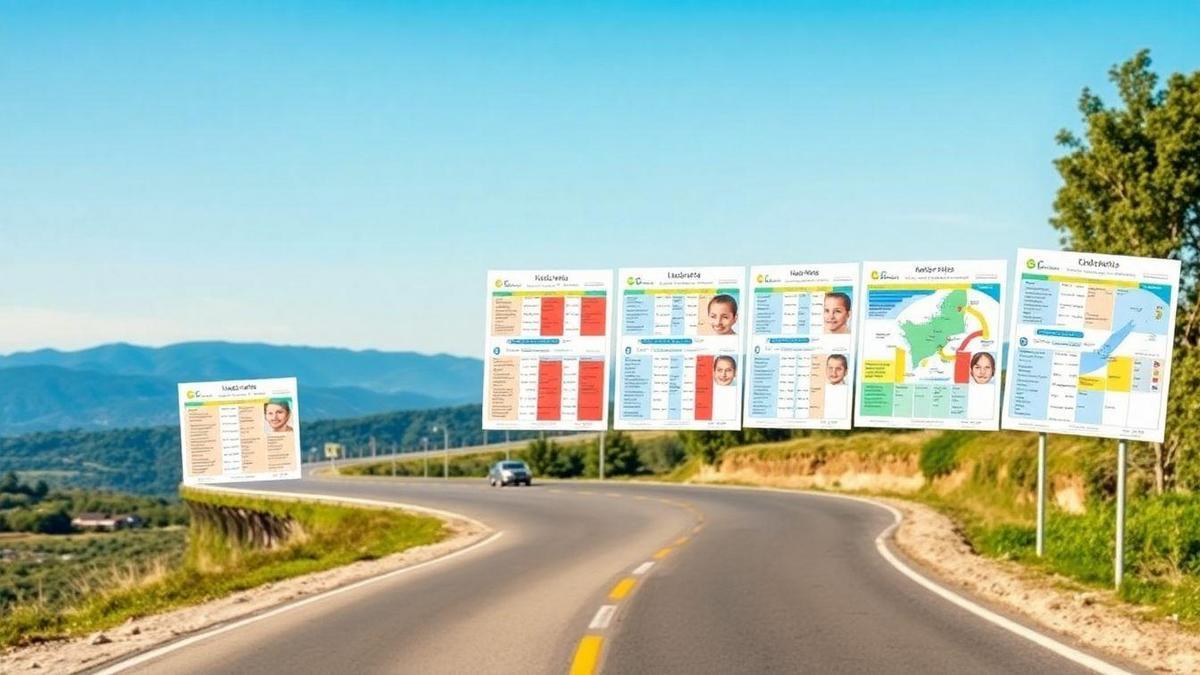 Categorias de CNH disponíveis